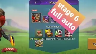 lords mobile Limited Challenge: Grove Danger stage 6 full auto#lordsmobile