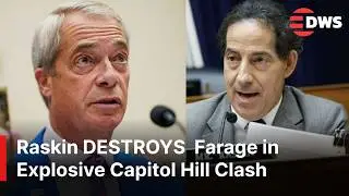 WATCH: Rep. Jamie Raskin GRILLS Nigel Farage in Heated Debate Over Free Speech | AC1E