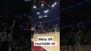 Courtside VR basketball game #celtics #vr #basketball #2k #meta #metaquest #gaming #metaverse