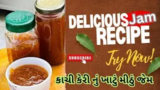 Homemade Tangy Kache Aam Ka Jam | Golden Jam #jam #summerspecial #food @QuickNEasy