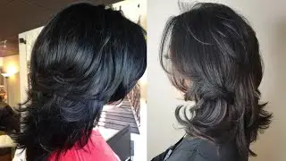 Hair Cut Easy! Short Step Layer  Hair Cut Tutorial Hair Cutting For Girls Short Hair 