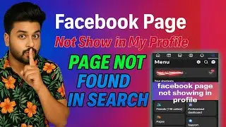 Facebook page not showing in profile l Facebook page not Found in Search l Facebook 