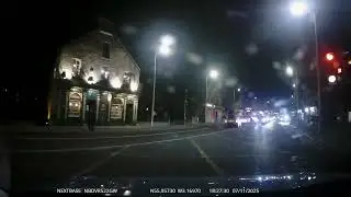 Driver fails to abide by the no left turn sign