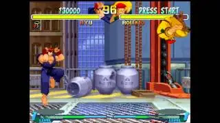 Capture Test. Street Fighter Zero 2 - Sega Saturn