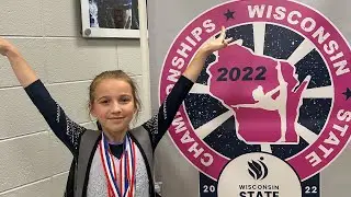 Wisconsin State Championship Gymnastics  2022 - Level 3 - 🥇First Place 🥇