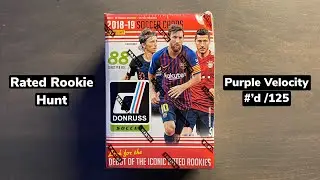2018/19 Donruss Soccer Blaster Box Opening - Damaged Box Luck?