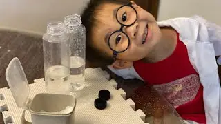 Salt Water Experiment 💦 by Dr Jasper 🧪 (Video by Jacob)
