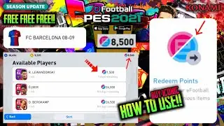 HOW TO BUY FREE ICONIC & KIT Using eFootball Points in PES 2021 MOBILE !!