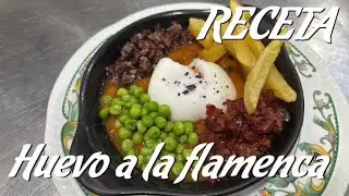 Receta de huevo a la flamenca de La Bodeguilla del Bar Jamón de El Puerto