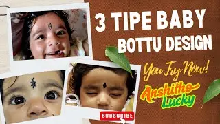 Trending Baby Bottu Design | Mango 🥭 Bottu Design | Anshitho Lucky | Trending Videos