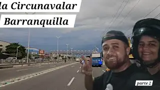 ASI SE VE LA CIRCUNVALAR DE BARRANQUILLA ENTRE LA CR 38 HASTA EL PUENTE DE LA CORDIALIDAD