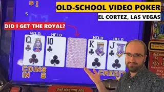 Видеопокер старой школы COIN: двойной бонус в размере $1 в El Cortez | Сессия за $60
