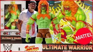 2026 Walmart Exclusive WWE x Street Fighter Ultimate Warrior Wrestling Figure Collectible Blanka