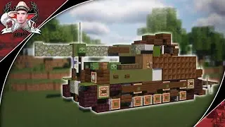 Minecraft: WW2 155 mm Gun Motor Carriage M40 | Self-Propelled Gun Tutorial