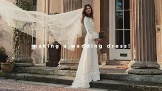 SEW MY FRIENDS WEDDING DRESS WITH ME! | Rosie Caldwell