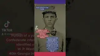 Confederate Infantryman W P Ward