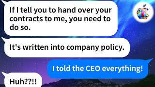 【Apple】Lazy manager steals underling's work and reaps massive benefits until it backfires! Too late!
