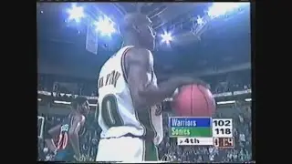 Gary Payton 38 Points 12 Ast Vs. Warriors, 2000-01.
