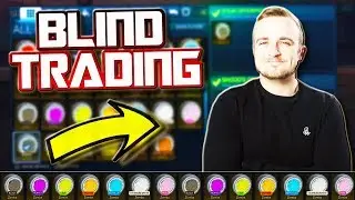 BLIND TRADING WITH FANS IS BACK WITH A BANG! | PAINTED ZOMBAS ONLY BLIND TRADING IN ROCKET LEAGUE!