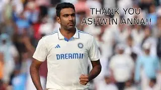 THANK YOU ASH ANNA! | Ashwin Retirement: End of an Era | Ravichandran Ashwin Tribute| Indian Cricket