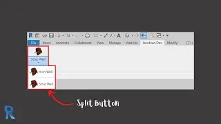 Revit API : Create SplitButton