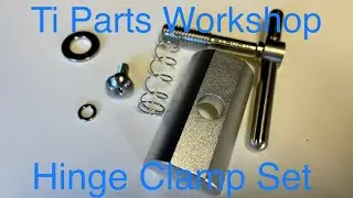 BROMPTON FOLDING BIKE TI PARTS WORKSHOP HINGE CLAMP SET OVERVIEW AND INSTALL ブロンプトン　カスタマイズ