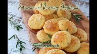 Parmesan and Rosemary Shortbread