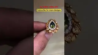 Zircon gold ring #goldjewellery #goldrings