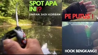 PE PUTUS, HOOK BENGKANG adalah hal biasa saat casting hampala⁉️