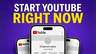 how to start a youtube channel in 3 minutes (seriously)