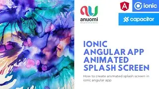 How to make animated splash screen in ionic app