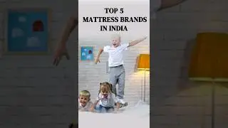 Top 5 Mattress Brands in India 🇮🇳 | #mattress #sleep #shorts
