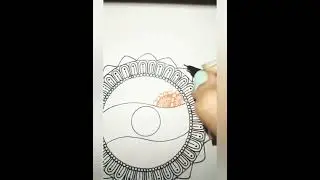 mandala art for beginners easy||national flag mandala art||#shorts | step by step mandala