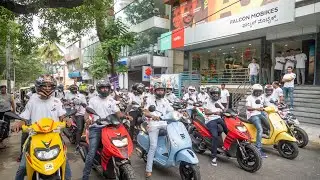 Aprilia Inauguration Ride | Falcon Mobikes Vijayanagar