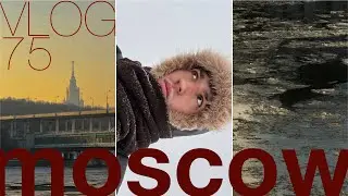75 ВЛОГ / ЗИМА В МОСКВЕ: зиларт / др Кати / результаты лепки / Аня теперь готовит / Саша в столице
