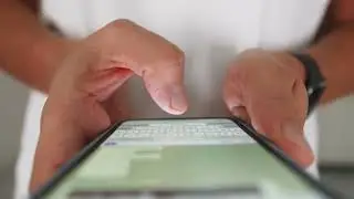 woman chatting online on smartphone macro close up 2023 11 27 05 22 20 utc