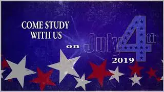 Announcing Class Time change for July 4th, 2019