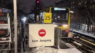 U Bahn Verkehr in Berlin an der Station Schlesisches Tor 