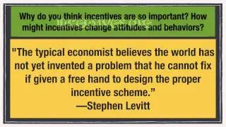 Economics Incentives