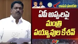 Minister Payyavula Keshav Clarity On AP Debts | AP Legislative Council 2024 | Ntv