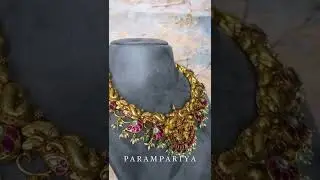 Gold plated silver adornments #shorts #southindianjewellery #indianjewellery #parampariya