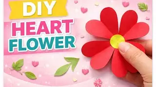 How To Make Paper Flower Craft | Beautiful Paper Flower Making #diy #papercraft #viral