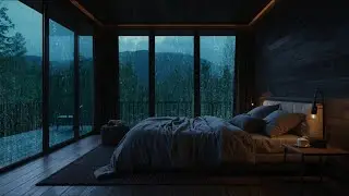 Gentle Rain & Soft Piano in a Cozy Bedroom 🌧️ Sleep, Relax & Calm Your Mind