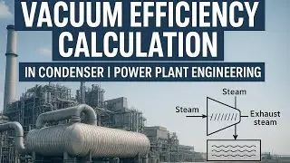 Vacuum Efficiency Calculation in Power Plants | Condenser & Turbine Performance Explained