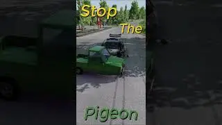 Stop The Pigeon NOW!! #beamnng #beamngcrashes #beamngdrive #beamngaming #beamngdrivecrashes #pigeon