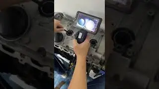 Portable industrial inspection video borescope snaked camera for car engine maintenance detection