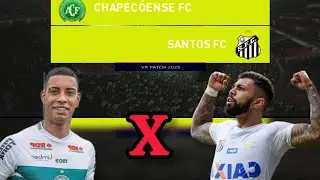 VR PATCH V10.00 DATAPACK V13 BLES PS3 CHAPECOENSE X SANTOS 