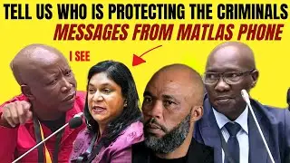 DUMISANI KHUMALO HAS RECORD OF MATLALAS CONVERSATIONS AND OFFICIALS PROTECTING CARTELS
