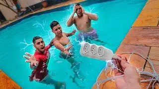 APAVOREI MEUS AMIGOS NESSE VÍDEO DE PISCINA *trolagem*