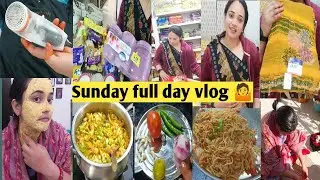 🌺Sundayएक काम अनेक😅घर,रसोई self care,shopping,🛍️❤️कैसी होती है शादी की फीलिंग?❤️🤗
